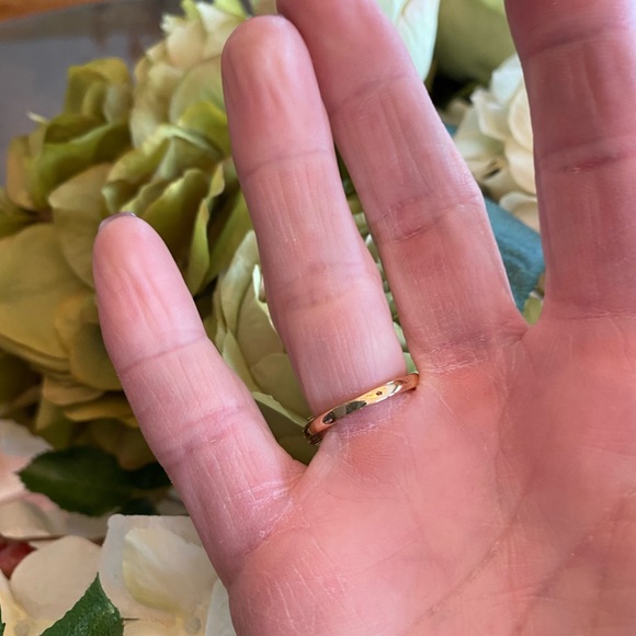 Gold plated CZ Ring - Picture 4 of 5